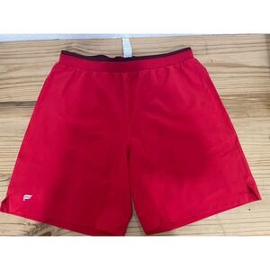 Fabletics Men's Red Gym Workout Shorts Size Large